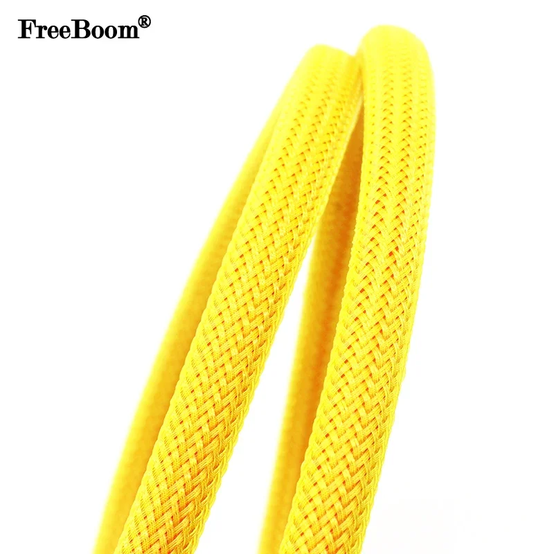 Cable Sleeve Braided - 1 ~ 50 m żółta oplot