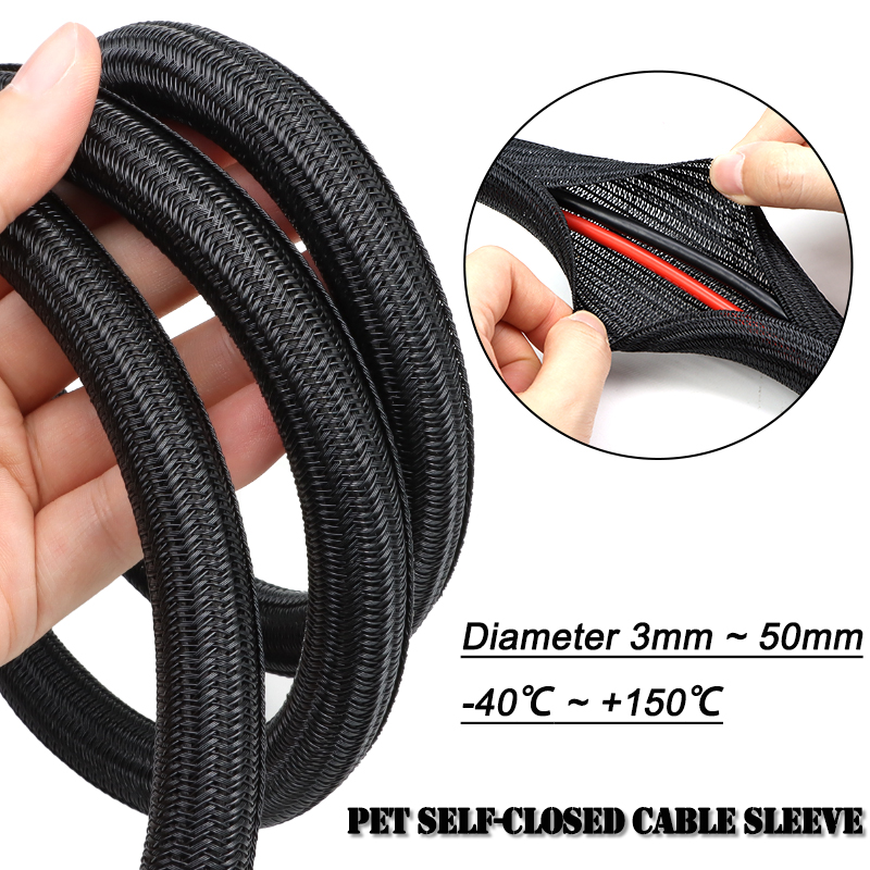 2/10m Czarna Oplotka Samozacis – Cable Sleeve Braided recenzja i cena