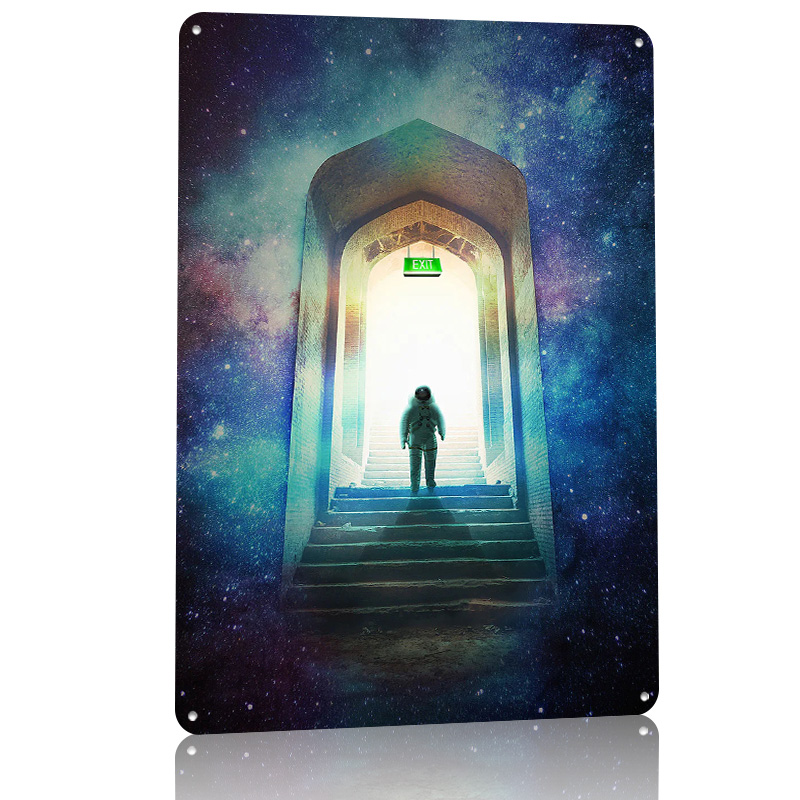 Plakat Metalowy Exit, Personal – Gaming Accessories Europe recenzja i cena