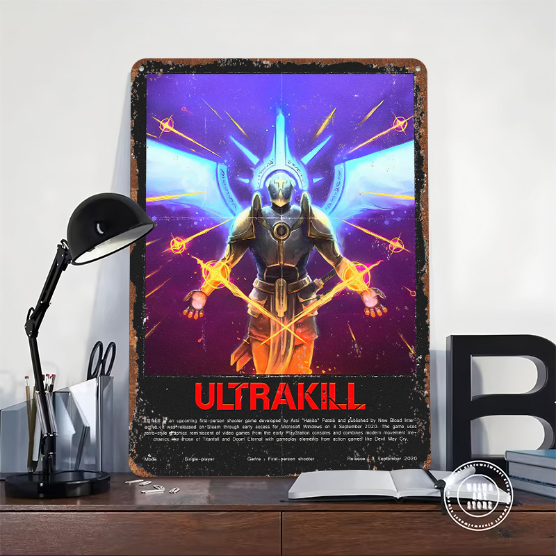 Metalowy plakat Ultrakill Game – Gaming Accessories Europe recenzja i cena