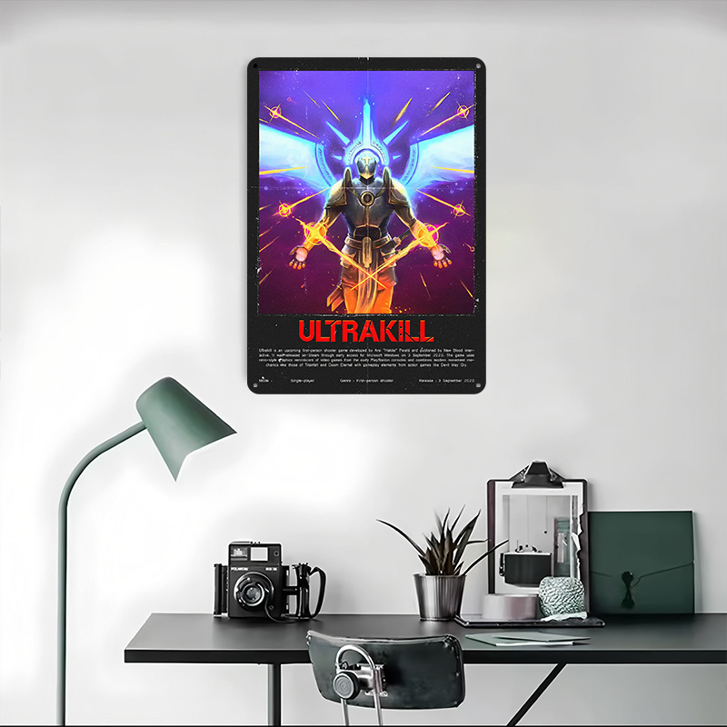 Metalowy plakat Ultrakill Game – Gaming Accessories Europe recenzja i cena