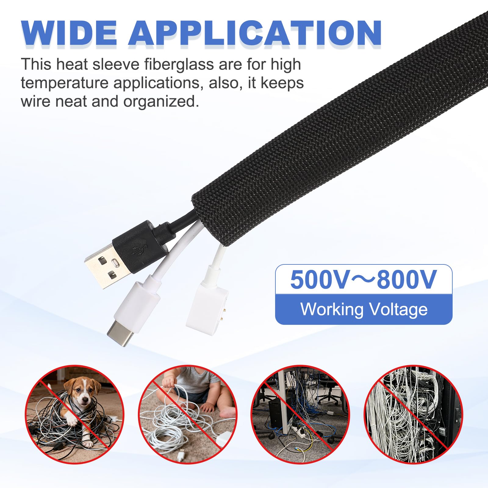 600 ° C Wysokotemperaturowa Os – Cable Sleeve Braided recenzja i cena