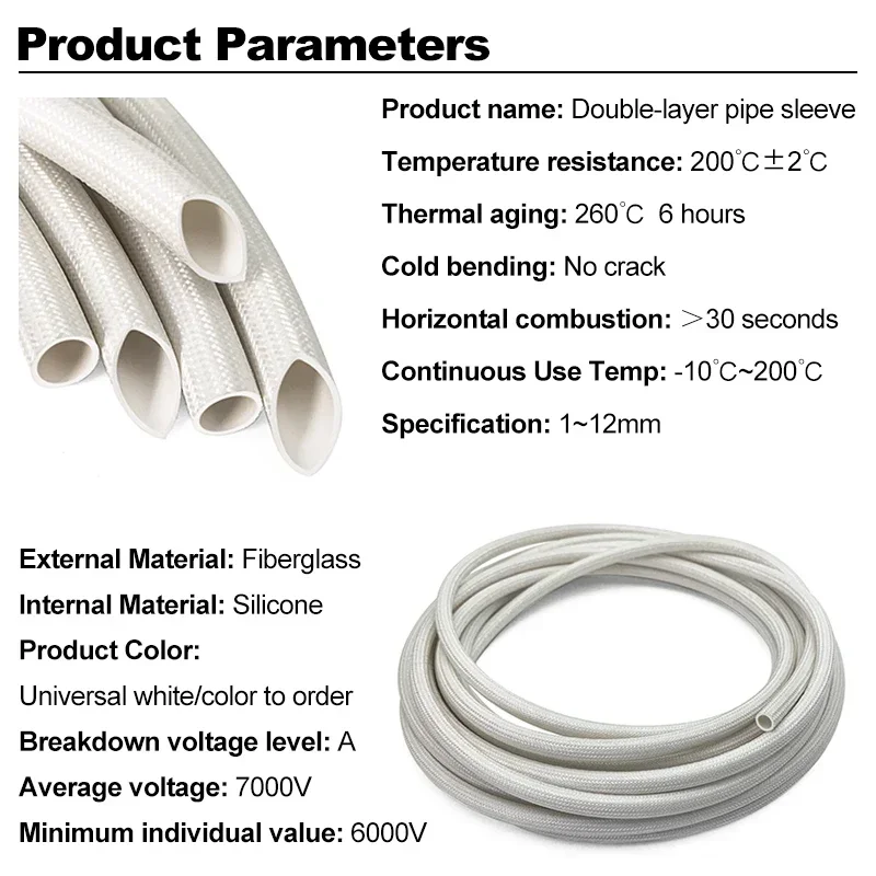 7000V 200 stopni wysoka temper – Cable Sleeve Braided recenzja i cena